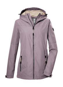 Funktionsjacke “GS 71 WMN JCKT”, Damen, Gr. 40, lila (lavendel), Obermaterial: 100% Polyester.Futter: 100% Polyester, G.I.G.A. DX BY KILLTEC, Jacken Funktionsjacke, Damenjacke: wasserdicht, winddicht, verstellbar, Kapuze