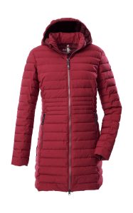 Steppmantel “GW 77 WMN QLTD PRK”, Damen, Gr. 36, rot (weinrot), Obermaterial: 100% Polyester.Futter: 100% Polyester.Füllung: 100% Polyester, G.I.G.A. DX BY KILLTEC, Mäntel Steppmantel, Damen Funktionsparka: wasserabweisend, winddicht, atmungsaktiv