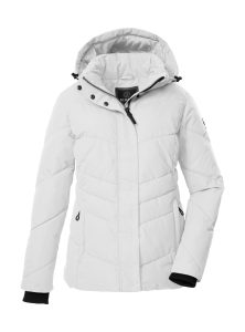 Steppjacke “GW 59 WMN QLTD JCKT”, Damen, Gr. 38, naturweiß, Obermaterial: 100% Polyester.Futter: 100% Polyester.Füllung: 100% Polyester, G.I.G.A. DX BY KILLTEC, Jacken Steppjacke, Wasserabweisende, winddichte Steppjacke mit abnehmbarer Kapuze