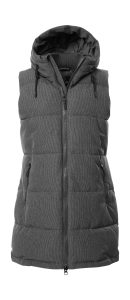 Steppweste “GW 18 WMN QLTD VST”, Damen, Gr. 36, anthra, Obermaterial: 100% Polyester.Futter: 100% Polyester.Füllung: 100% Polyester, G.I.G.A. DX BY KILLTEC, Westen Steppweste, Wasserabweisende, winddichte Weste mit Kapuze und Kinnschutz