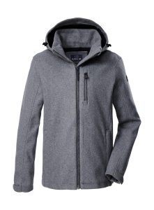 Funktionsjacke “GW 43 MN JCKT”, Herren, Gr. L, blau, Oberseite: 100% Polyester.Rückseite: 100% Polyester.Futter: 100% Polyester, G.I.G.A. DX BY KILLTEC, Jacken Funktionsjacke, Windabweisende Herrenjacke, abnehmbare Kapuze, verstellbare Bündchen