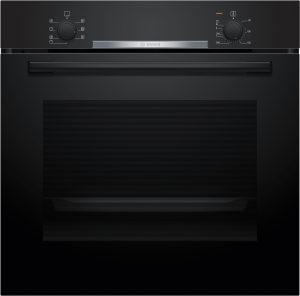 BOSCH Einbaubackofen “HBA510BA3”, Energieeffizienz: A (A+++-D), schwarz, B:59,4cm H:59,5cm T:54,8cm, Backöfen, 3D-Heißluft für gleichzeitiges Backen & Braten auf bis zu 3 Ebenen, Einbaubackofen