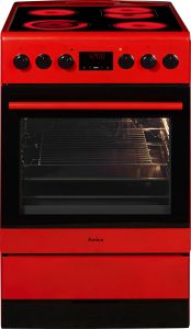 AMICA Elektro-Standherd “SHC 11504 R”, Energieeffizienz: A (A+++-D), rot, Herdsets, Komfortables Kochen und Backen mit bequemer Handhabung, Topseller