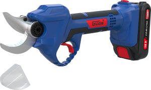 Akku-Astschere GÜDE “»ASC 18-201-05 K«”, blau, Gartenscheren-Maschinen, Inkl. Akku 2Ah/18V, Ladegerät 0,5 A