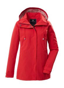 Funktionsjacke “GS 106 WMN JCKT”, Damen, Gr. 36, koralle, Obermaterial: 100% Polyester.Futter: 100% Polyester, G.I.G.A. DX BY KILLTEC, Jacken Funktionsjacke, Winddichte, wasserabweisende Damenjacke mit verstellbarer Passform