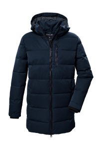 Steppmantel “GW 10 MN QLTD PRK”, Herren, Gr. 4XL, dunkelblau, Obermaterial: 100% Polyester.Futter: 100% Polyester.Füllung: 100% Polyester, G.I.G.A. DX BY KILLTEC, Mäntel Steppmantel, Winddichter, wasserabweisender Parka mit abnehmbarer Kapuze
