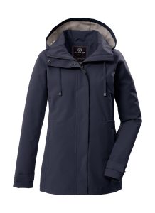 Funktionsjacke “GS 106 WMN JCKT”, Damen, Gr. 38, navy, Obermaterial: 100% Polyester.Futter: 100% Polyester, G.I.G.A. DX BY KILLTEC, Jacken Funktionsjacke, Winddichte, wasserabweisende Damenjacke mit verstellbarer Passform