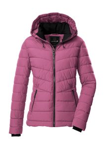 Steppjacke “GW 32 WMN QLTD JCKT”, Damen, Gr. 38, orchidee, Obermaterial: 100% Polyester.Futter: 100% Polyester.Füllung: 100% Polyester, G.I.G.A. DX BY KILLTEC, Jacken Steppjacke, Elegante Damenjacke, wasserabweisend, atmungsaktiv, abnehmbare Kapuze