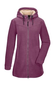 Fleecejacke “GW 82 WMN FLC PRK”, Damen, Gr. 36, orchidee, Oberseite: 100% Polyester.Rückseite: 100% Polyester, G.I.G.A. DX BY KILLTEC, Jacken Fleecejacke, Fleeceparka mit Teddyfell, 2-Wege-Reißverschluss, verstellbare Kapuze