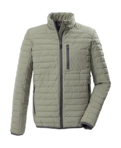Steppjacke “GS 87 MN QLTD JCKT”, Herren, Gr. M, dunkelgrün, Obermaterial: 100% Polyester.Futter: 100% Polyester.Füllung: 100% Polyester, G.I.G.A. DX BY KILLTEC, Jacken Steppjacke, Winddichte, wasserabweisende Steppjacke mit Teflon EcoElite™
