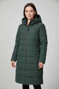 Funktionsmantel “GW 88 WMN QLTD CT”, Damen, Gr. 40, grün (dunkel blaugrün), Obermaterial: 100% Polyester. Futter: 100% Polyester. Wattierung: 100% Polyester, G.I.G.A. DX BY KILLTEC, Mäntel