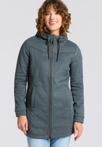 Strickfleecejacke “GW 37 WMN KNTFLC PRK”, Damen, Gr. 36, sturm, Obermaterial: 100% Polyester, G.I.G.A. DX BY KILLTEC, Jacken, wärmend & windabweisend, Übergangsjacke
