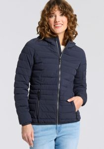 Steppjacke “GW 49 WMN QLTD JCKT”, Damen, Gr. 40, blau (dunkelnavy), Obermaterial: 100% Polyester. Futter: 100% Polyester. Wattierung: 100% Polyester, G.I.G.A. DX BY KILLTEC, Jacken Steppjacke, wärmend & wasserabweisend, Übergangsjacke