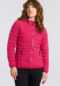 Steppjacke “GW 49 WMN QLTD JCKT”, Damen, Gr. 42, dunkel himbeere, Obermaterial: 100% Polyester. Futter: 100% Polyester. Wattierung: 100% Polyester, G.I.G.A. DX BY KILLTEC, Jacken Steppjacke, wärmend & wasserabweisend, Übergangsjacke