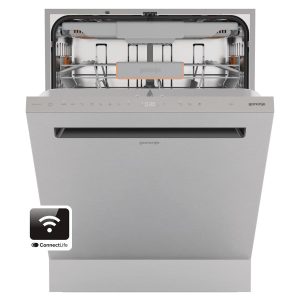 GORENJE Unterbaugeschirrspüler “GU673A65X”, Energieeffizienz: A (A-G), silber (edelstahl), B:59,8cm H:81,6cm T:57,5cm, Geschirrspüler, TotalDry – auto. Türöffnung, Topseller
