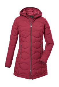 Steppmantel “GW 20 WMN QLTD PRK”, Damen, Gr. 38, rot (weinrot), Obermaterial: 100% Polyester.Futter: 100% Polyester.Füllung: 100% Polyester, G.I.G.A. DX BY KILLTEC, Mäntel Steppmantel, Damen Steppparka: wasserabweisend, atmungsaktiv, winddicht