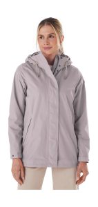 Funktionsjacke “Damen Funktionsjacke OOGS 1”, Damen, Gr. 36, lila (lavendel), Obermaterial: 100% Polyester.Futter: 100% Polyester, G.I.G.A. DX BY KILLTEC, Jacken Funktionsjacke, Wasserdichte Damenjacke, regulierbar, Teflon EcoElite™-Imprägnierung