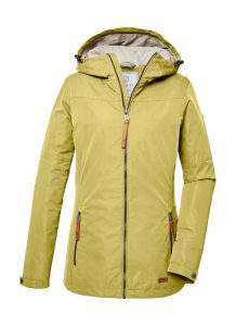 Funktionsjacke “GS 18 WMN JCKT”, Damen, Gr. 46, grün (pistazie), Obermaterial: 100% Polyester.Futter: 100% Polyester, G.I.G.A. DX BY KILLTEC, Jacken Funktionsjacke, Wasserabweisende Jacke aus leichtem Material mit viel Stauraum