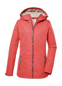 Funktionsjacke “GS 18 WMN JCKT”, Damen, Gr. 44, orange (koralle), Oberstoff: 100% Polyester, Futter: 100% Polyester, G.I.G.A. DX BY KILLTEC, Jacken Funktionsjacke, Wasserabweisende Jacke aus leichtem Material mit viel Stauraum