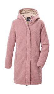 Parka “GW 95 WMN PRK”, Damen, Gr. 36, rosé, Oberseite: 100% Polyester.Rückseite: 100% Polyester.Futter: 100% Polyester.Füllung: 100% Polyester, G.I.G.A. DX BY KILLTEC, Jacken Parka, Wasserdichte Scherpa-Jacke mit 2-Wege-Reißverschluss