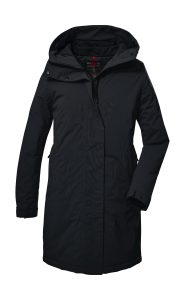 Parka “GW 73 WMN PRK”, Damen, Gr. 36, schwarz, Obermaterial: 100% Polyester.Futter: 100% Polyester.Füllung: 100% Polyester, G.I.G.A. DX BY KILLTEC, Jacken Parka, Wasserdichter, atmungsaktiver Damenparka mit Teflon EcoElite™