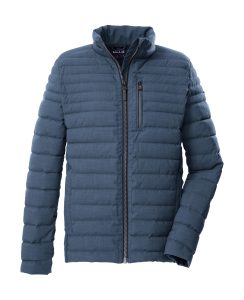 Steppjacke “GW 29 MN QLTD JCKT”, Herren, Gr. L, blau (stahlblau), Obermaterial: 100% Polyester.Futter: 100% Polyester.Füllung: 100% Polyester, G.I.G.A. DX BY KILLTEC, Jacken Steppjacke, Herrenjacke: wasserabweisend, atmungsaktiv, Teflon EcoElite™