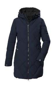 Steppmantel “GW 89 WMN QLTD PRK”, Damen, Gr. 36, blau (navy), Obermaterial: 100% Polyester.Futter: 100% Polyester.Füllung: 100% Polyester, G.I.G.A. DX BY KILLTEC, Mäntel Steppmantel, Wasserabweisender Steppparka mit Teflon EcoElite™ Imprägnierung