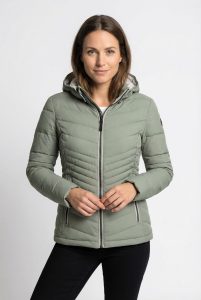 Steppjacke “GS 91 WMN QLTD JCKT”, Damen, Gr. 44, grün (seagrass), Obermaterial: 100% Polyester. Futter: 100% Polyester. Wattierung: 100% Polyester, G.I.G.A. DX BY KILLTEC, Jacken Steppjacke, Übergangsjacke