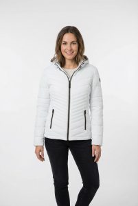 Steppjacke “GS 91 WMN QLTD JCKT”, Damen, Gr. 40, weiß (gebrochenes weiß), Obermaterial: 100% Polyester. Futter: 100% Polyester. Wattierung: 100% Polyester, G.I.G.A. DX BY KILLTEC, Jacken Steppjacke, Übergangsjacke