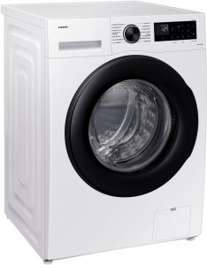 SAMSUNG Waschmaschine “WW8ECGC04AAEEG”, Energieeffizienz: A (A-G), schwarz-weiß (weiß), B:60cm H:85cm T:55cm, Waschmaschinen, Topseller