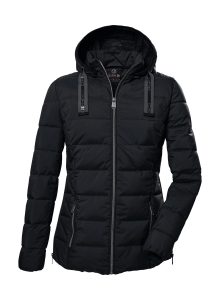 Steppjacke “GW 4 WMN QLTD JCKT”, Damen, Gr. 42, schwarz, Obermaterial: 100% Polyester.Futter: 100% Polyamid.Füllung: 100% Polyester, G.I.G.A. DX BY KILLTEC, Jacken Steppjacke, Modische, wasserabweisende Steppjacke, recycelte Materialien