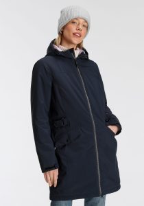 Funktionsparka, Damen, Gr. 34, blau (dunkelnavy), Obermaterial: 100% Polyester. Futter: 100% Polyester. Wattierung: 100% Polyester, G.I.G.A. DX BY KILLTEC, Jacken, Wasserdicht & winddicht & atmungsaktiv