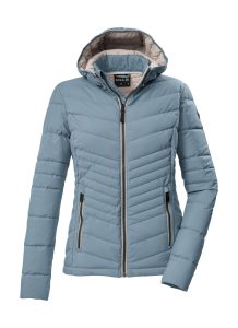 Steppjacke “GS 91 WMN QLTD JCKT”, Damen, Gr. 36, graublau, Obermaterial: 100% Polyester.Futter: 100% Polyester.Füllung: 100% Polyester, G.I.G.A. DX BY KILLTEC, Jacken Steppjacke, Damen Steppjacke: wasserabweisend, winddicht, atmungsaktiv