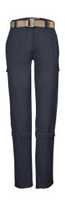 Zip-off-Hose “GS 10 WMN PNTS”, Damen, Gr. 36, Normalgrößen, navy, Obermaterial: 100% Polyester.Futter: 80% Polyester, 20% Baumwolle, G.I.G.A. DX BY KILLTEC, Hosen, Zip-Off Hose mit HYDROCOOL, schnelltrocknend, Stretch, mit Gürtel