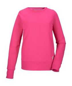 Sweatshirt “GS 27 WMN SWT SHRT”, Damen, Gr. 38, pink, Obermaterial: 100% Baumwolle, G.I.G.A. DX BY KILLTEC, Sweatshirts Sweatshirt, Weiches Baumwoll-Sweatshirt mit Carbon Finish und Applikation