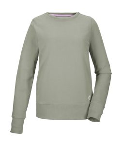Sweatshirt “GS 27 WMN SWT SHRT”, Damen, Gr. 36, dunkelgrün, Obermaterial: 100% Baumwolle, G.I.G.A. DX BY KILLTEC, Sweatshirts Sweatshirt, Weiches Baumwoll-Sweatshirt mit Carbon Finish und Applikation