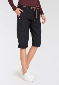 3/4-Hose “GS 93 WMN PNTS”, Damen, Gr. 34, N-Gr, blau (dunkelnavy), Obermaterial: 65% Baumwolle, 30% Polyester, 5% Elasthan, G.I.G.A. DX BY KILLTEC, unifarben, Hosen