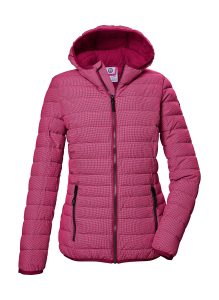 Steppjacke “GS 65 WMN QLTD JCKT”, Damen, Gr. 36, himbeere, Obermaterial: 100% Polyester.Futter: 100% Polyester.Füllung: 100% Polyester, G.I.G.A. DX BY KILLTEC, Jacken Steppjacke, Leichte Steppjacke: wasserabweisend, winddicht, elastische Bündchen