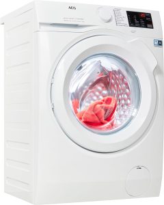 AEG Waschmaschine “L6FBG51470”, Energieeffizienz: A (A-G), weiß, B:60cm H:85cm T:58cm, Waschmaschinen, ProSense: Spart Zeit und Energie durch Anpassung an die Wäschemenge, Topseller