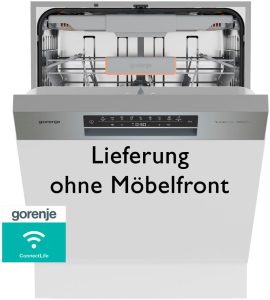 GORENJE teilintegrierbarer Geschirrspüler “GI673A92X”, Energieeffizienz: A (A-G), silber (edelstahl), B:59,8cm H:81,6cm T:57,5cm, Geschirrspüler, TotalDry – auto. Türöffnung