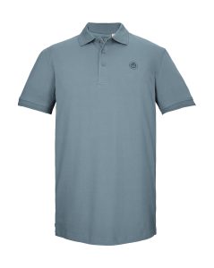 Poloshirt “GS 53 MN PLSHRT”, Herren, Gr. L, graublau, Obermaterial: 100% Baumwolle.Obermaterial 2: 95% Baumwolle, 5% Elasthan, G.I.G.A. DX BY KILLTEC, ohne Ausschnitt, Shirts, Herren Polo-Shirt, 100% Baumwolle, Carbon Finish, weich.