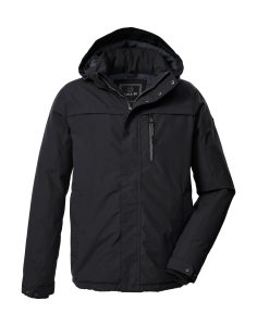 Funktionsjacke “GW 39 MN JCKT”, Herren, Gr. M, schwarz, Obermaterial: 88% Polyester, 12% Baumwolle.Futter: 100% Polyester.Füllung: 100% Polyester, G.I.G.A. DX BY KILLTEC, Jacken Funktionsjacke, Wasserdichte, atmungsaktive Winterjacke mit verstellbarer Kapuze