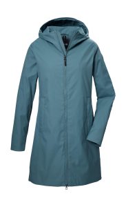 Parka “GS 57 WMN PRK”, Damen, Gr. 44, grün (jade), Obermaterial: 100% Polyester.Futter: 100% Polyester, G.I.G.A. DX BY KILLTEC, Jacken Parka, Damenparka im urbanen Look, wind- und wasserdicht, atmungsaktiv