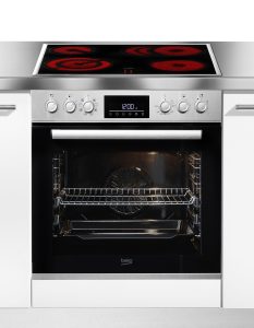BEKO Elektro-Herd-Set “BBUM12322X”, Energieeffizienz: A (A+++-D), silber (edelstahl, look), Herdsets, Gleichmäßige Heißluft für perfekte Ergebnisse dank Aeroperfect