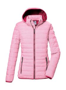 Steppjacke “GS 63 WMN QLTD JCKT_Uyaka”, Damen, Gr. 48, pink, Obermaterial: 100% Polyester.Futter: 100% Polyester.Füllung: 100% Polyester, G.I.G.A. DX BY KILLTEC, Jacken Steppjacke, Steppjacke: wasser- und windabweisend, atmungsaktiv, abzippbare Kapuze