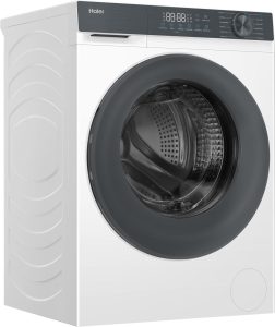 HAIER Waschmaschine “HW100-BP14637”, Energieeffizienz: A (A-G), weiß, B:59,5cm H:85cm T:55,9cm, Waschmaschinen, Smart AI Automatikprogramm