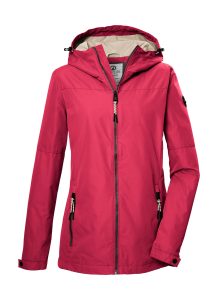 Funktionsjacke “GS 71 WMN JCKT”, Damen, Gr. 42, pink, Obermaterial: 100% Polyester.Futter: 100% Polyester, G.I.G.A. DX BY KILLTEC, Jacken Funktionsjacke, Damenjacke: wasserdicht, winddicht, verstellbar, Kapuze
