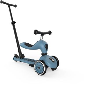 Scoot & Ride Highwaykick 1 Push and Go Kinder Scooter Blau, Herren, Größe: ONE SIZE